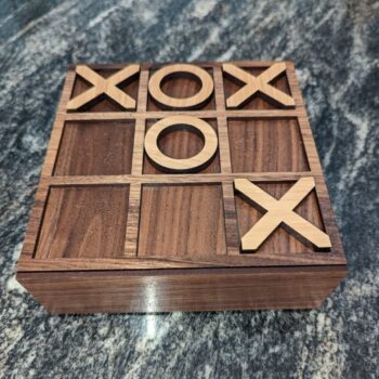 Intra απο ξύλο plywood 3mm-4mm πάχος - Απλό κουτί Tic-Tac-Toe Δίασταση 30x30 cm Intraeaxys-joedjd51 - Image 1