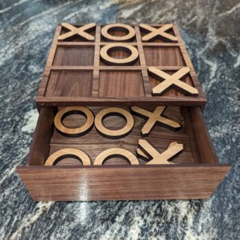 Intra απο ξύλο plywood 3mm-4mm πάχος - Απλό κουτί Tic-Tac-Toe Δίασταση 30x30 cm Intraeaxys-joedjd51 - Image 4