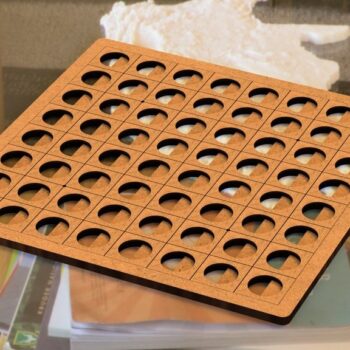 Intra απο ξύλο plywood 3mm-4mm πάχος - Επιτραπέζιο παιχνίδι Othello Δίασταση 30x30 cm Intraeaxys-pok39697 - Image 3