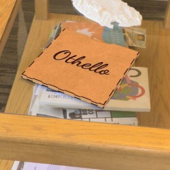 Intra απο ξύλο plywood 3mm-4mm πάχος - Επιτραπέζιο παιχνίδι Othello Δίασταση 30x30 cm Intraeaxys-pok39697 - Image 4