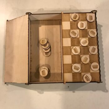 Intra απο ξύλο plywood 3mm-4mm πάχος - Παιχνίδι πούλια 3mm Δίασταση 30x30 cm Intraeaxys-voq2p06o - Image 3