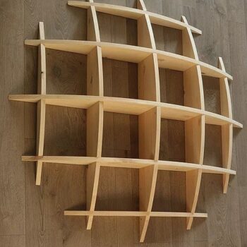 Intra απο ξύλο plywood 3mm-4mm πάχος - Ράφι Sphere 10mm Δίασταση 30x30 cm Intraeaxys-eo4qn687 - Image 1