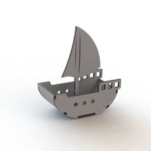 Intra απο ξύλο plywood 3mm-4mm πάχος - Ιστιοφόρο Δίασταση 30x30 cm Intraeaxys-eo2d4l18