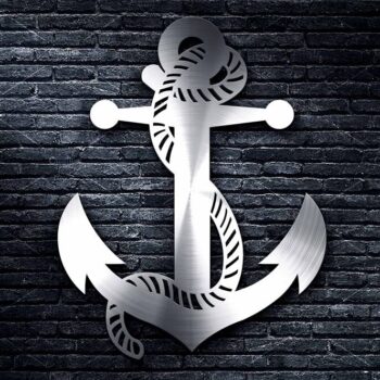 Intra απο ξύλο plywood 3mm-4mm πάχος - Άγκυρα 14 In Δίασταση 30x30 cm Intraeaxys-ro6nw21x - Image 1