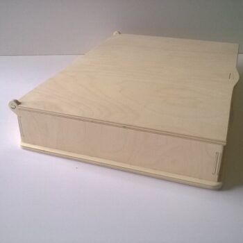 Intra απο ξύλο plywood 3mm-4mm πάχος - Ξύλινο Κουτί με Καπάκι Δίασταση 30x30 cm Intraeaxys-078yez5o - Image 1