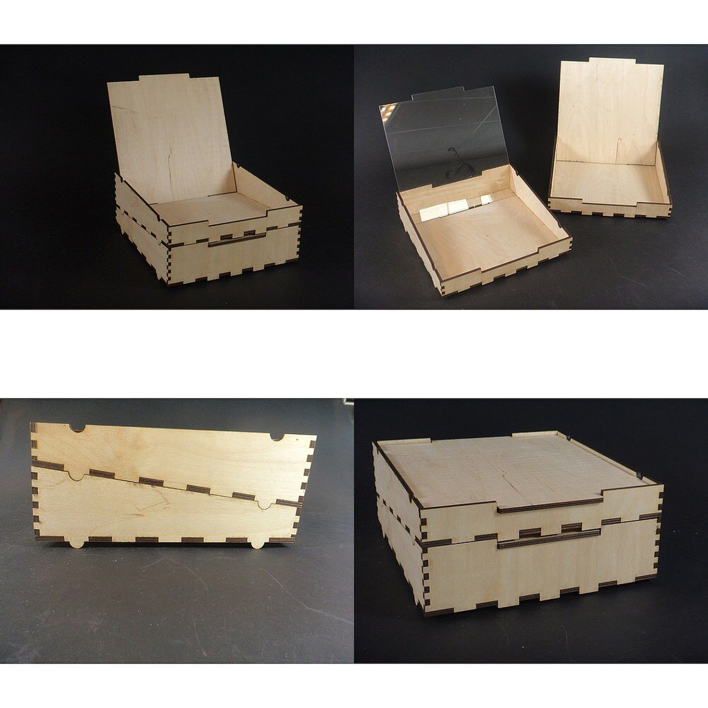 Intra απο ξύλο plywood 3mm-4mm πάχος - Stackbox Wedge Δίασταση 30x30 cm Intraeaxys-joedken1