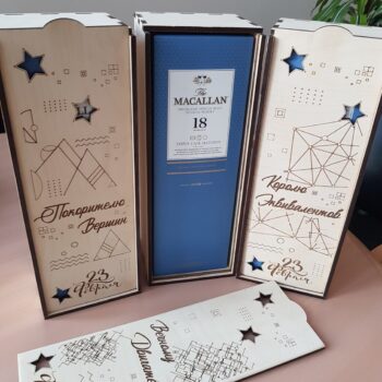 Intra απο ξύλο plywood 3mm-4mm πάχος - Εξατομικευμένα Ξύλινα Κουτιά Κρασιού Δίασταση 30x30 cm Intraeaxys-078yeq4o - Image 1