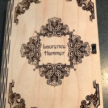 Intra απο ξύλο plywood 3mm-4mm πάχος - Πρότυπο εξωφύλλου βιβλίου φυλλαδίου Δίασταση 30x30 cm Intraeaxys-ro6y8q27 - Image 1