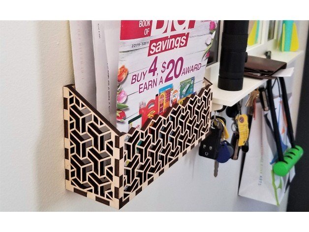 Intra απο ξύλο plywood 3mm-4mm πάχος - Κάτοχος αλληλογραφίας Δίασταση 30x30 cm Intraeaxys-p7ym3g67