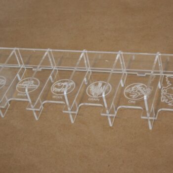 Intra απο ξύλο plywood 3mm-4mm πάχος - Κάτοχος κάρτας Catan Catan Organizer 1/8″ Ακρυλικό Δίασταση 20x20 cm Intraeaxys-p7ymzxr7 - Image 4