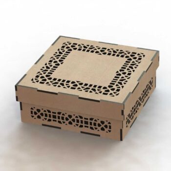 Intra απο ξύλο plywood 3mm-4mm πάχος - Μοτίβο κουτιού Δίασταση 30x30 cm Intraeaxys-078mv4o5 - Image 1