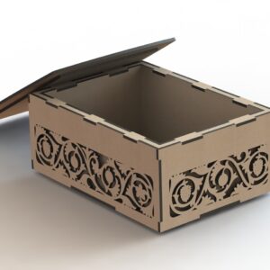 Intra απο ξύλο plywood 3mm-4mm πάχος - Κουτί Διακοσμημένο Διπλό Τοίχο Δίασταση 30x30 cm Intraeaxys-m1d0yy7k