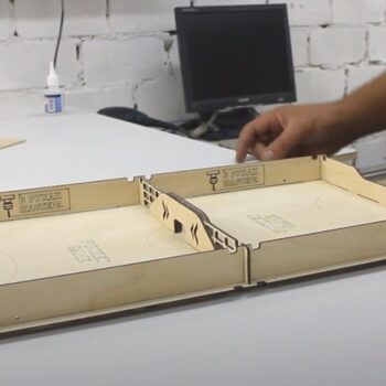 Intra απο ξύλο plywood 3mm-4mm πάχος - Επιτραπέζιο παιχνίδι Pucket Game Δίασταση 30x30 cm Intraeaxys-91jd2mg1 - Image 3