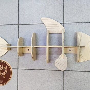 Intra απο ξύλο plywood 3mm-4mm πάχος - Ράφι ψαριών Polka Ryba Δίασταση 30x30 cm Intraeaxys-e1gm0m1l - Image 1