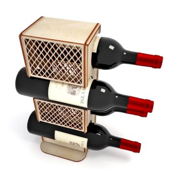 Intra απο ξύλο plywood 3mm-4mm πάχος - Ξύλινη βάση κρασιού Βάση κρασιού Βάση για μπουκάλια κρασιού Δίασταση 30x30 cm Intraeaxys-ro6y4gm7 - Image 3