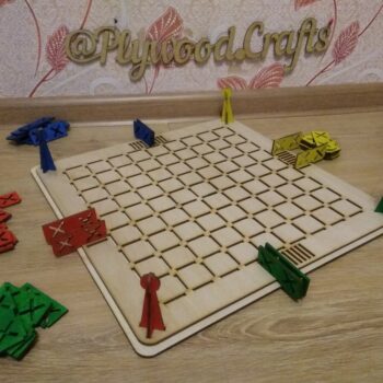 Intra απο ξύλο plywood 3mm-4mm πάχος - Παιχνίδι λαβυρίνθου Kimitatsu Meiro Δίασταση 30x30 cm Intraeaxys-r1z28rp1 - Image 1