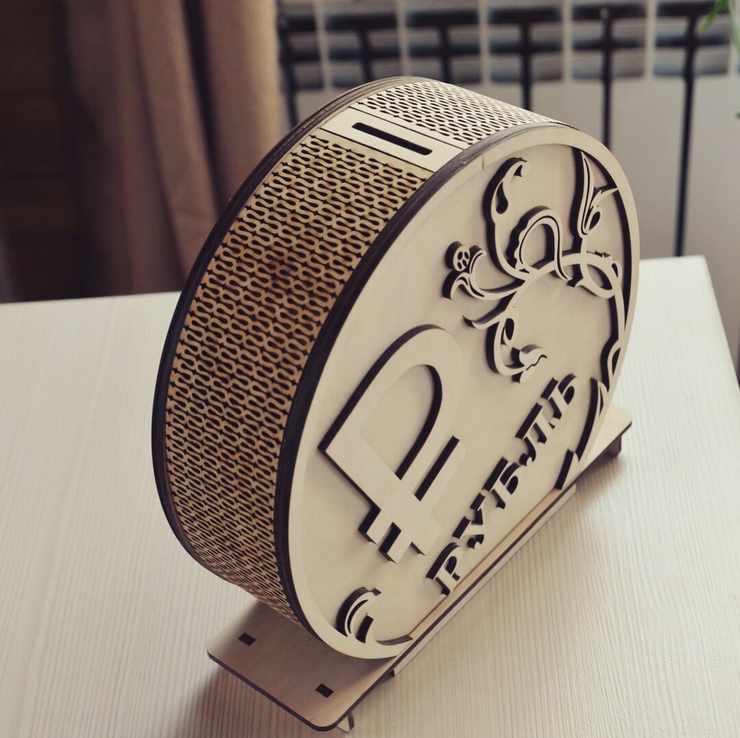 Intra απο ξύλο plywood 3mm-4mm πάχος - Κουτί χρημάτων Δίασταση 30x30 cm Intraeaxys-eo4q58g7