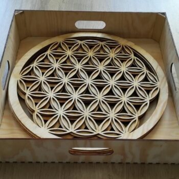 Intra απο ξύλο plywood 3mm-4mm πάχος - Ιερό κουτί γεωμετρίας Δίασταση 30x30 cm Intraeaxys-91jd6kp1 - Image 3