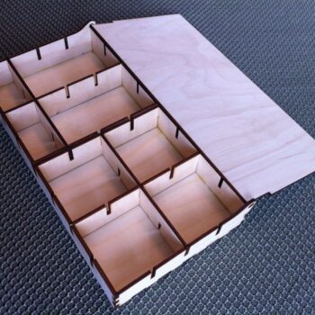 Intra απο ξύλο plywood 3mm-4mm πάχος - Κουτί εξαρτημάτων ηλεκτρονικών Δίασταση 30x30 cm Intraeaxys-91jd34l1 - Image 1