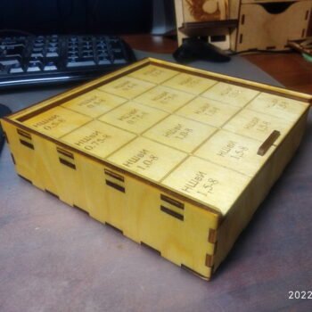 Intra απο ξύλο plywood 3mm-4mm πάχος - Κουτί αποθήκευσης για μικροαντικείμενα Δίασταση 30x30 cm Intraeaxys-eo202y67 - Image 3