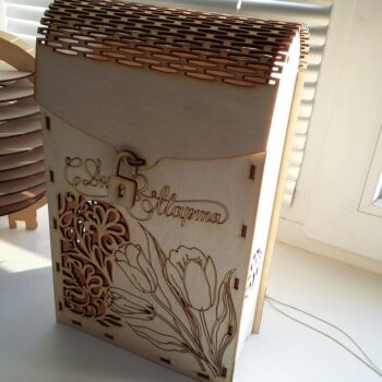 Intra απο ξύλο plywood 3mm-4mm πάχος - Διακοσμητικό Κουτί κρασιού 3mm Κόντρα πλακέ Δίασταση 30x30 cm Intraeaxys-eoxl58vo - Image 1