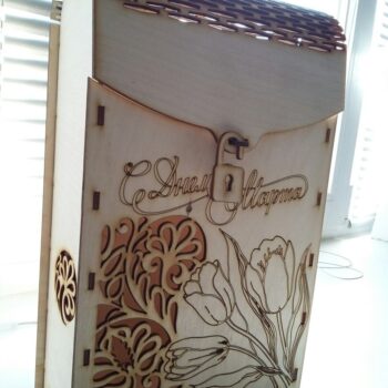 Intra απο ξύλο plywood 3mm-4mm πάχος - Διακοσμητικό Κουτί κρασιού 3mm Κόντρα πλακέ Δίασταση 30x30 cm Intraeaxys-eoxl58vo - Image 4