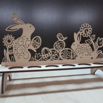 Intra απο ξύλο plywood 3mm-4mm πάχος - Πάσχα λαγουδάκι Δίασταση 30x30 cm Intraeaxys-voq23xjo - Image 1