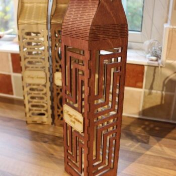 Intra απο ξύλο plywood 3mm-4mm πάχος - Πρότυπο κιβωτίου κρασιού Δίασταση 30x30 cm Intraeaxys-078yjyqo - Image 1