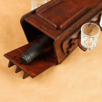 Intra απο ξύλο plywood 3mm-4mm πάχος - Mini Bar Ξύλινο Καράβι Δίασταση 30x30 cm Intraeaxys-078y5pqo - Image 4