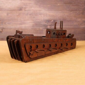 Intra απο ξύλο plywood 3mm-4mm πάχος - Mini Bar Ξύλινο Καράβι Δίασταση 30x30 cm Intraeaxys-078y5pqo - Image 5