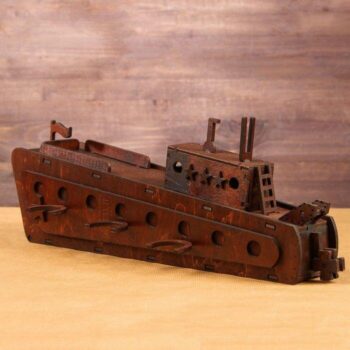 Intra απο ξύλο plywood 3mm-4mm πάχος - Mini Bar Ξύλινο Καράβι Δίασταση 30x30 cm Intraeaxys-078y5pqo - Image 6