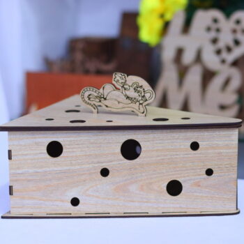 Intra απο ξύλο plywood 3mm-4mm πάχος - Ποντικοκιβώτιο τυρί MDF 3mm Δίασταση 30x30 cm Intraeaxys-yon03ky7 - Image 9