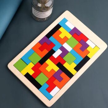 Intra απο ξύλο plywood 3mm-4mm πάχος - Ξύλινο παζλ Tetris Δίασταση 30x30 cm Intraeaxys-r1z2k4n1 - Image 1