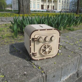 Intra απο ξύλο plywood 3mm-4mm πάχος - Ξύλινο χρηματοκιβώτιο 4mm Δίασταση 30x30 cm Intraeaxys-51rr0401 - Image 1