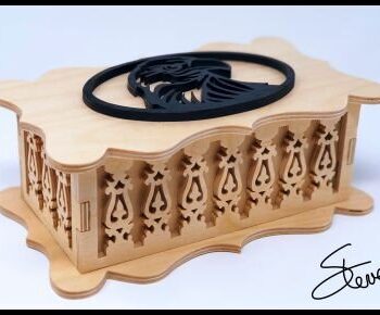 Intra απο ξύλο plywood 3mm-4mm πάχος - Διακοσμητικό Ξύλινο Κουτί CNC Αρχείο PDF Δίασταση 30x30 cm Intraeaxys-r1z2qn21 - Image 1