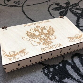 Intra απο ξύλο plywood 3mm-4mm πάχος - Κουτί για τον Ψαρά Δίασταση 30x30 cm Intraeaxys-zo9ypdw7 - Image 3