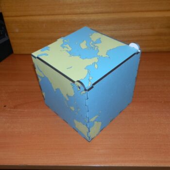 Intra απο ξύλο plywood 3mm-4mm πάχος - Πλαίσιο παγκόσμιου χάρτη Δίασταση 30x30 cm Intraeaxys-eo4qmvy7 - Image 5