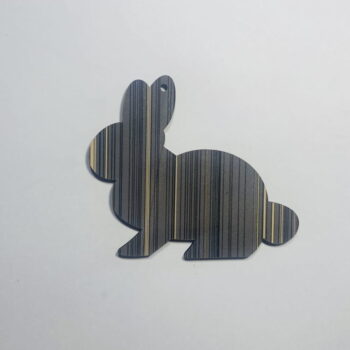 Intra απο ξύλο plywood 3mm-4mm πάχος - Σχήμα πασχαλινό λαγουδάκι από ξύλο κουνελιού Δίασταση 30x30 cm Intraeaxys-6o3y23p7 - Image 1