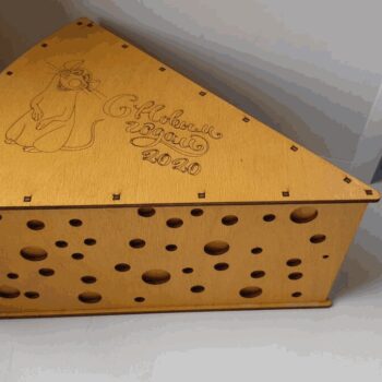 Intra απο ξύλο plywood 3mm-4mm πάχος - Cheese Box Tempalte Δίασταση 30x30 cm Intraeaxys-ro6yvmq7 - Image 1