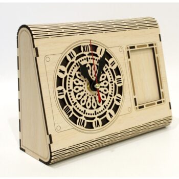 Intra απο ξύλο plywood 3mm-4mm πάχος - Ρολόι κουτιού Δίασταση 30x30 cm Intraeaxys-67wlqp21 - Image 1