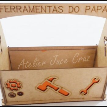 Intra απο ξύλο plywood 3mm-4mm πάχος - Caixa Ferramentas Do Papai Δίασταση 30x30 cm Intraeaxys-loprw31w - Image 1