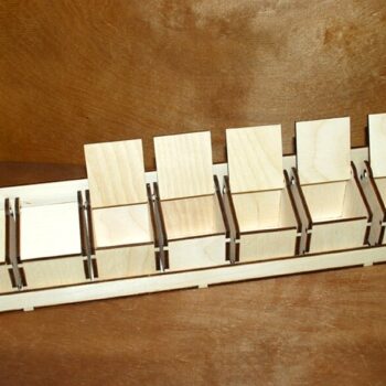 Intra απο ξύλο plywood 3mm-4mm πάχος - Mini Boxes Rack για Μικρά Αντικείμενα Storage Organizer Δίασταση 30x30 cm Intraeaxys-p7ymzmz7 - Image 1