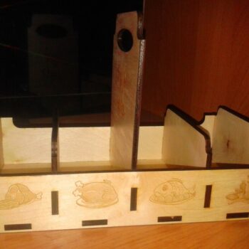 Intra απο ξύλο plywood 3mm-4mm πάχος - Κουτί μπαχαρικών Δίασταση 30x30 cm Intraeaxys-pok3dn37 - Image 3