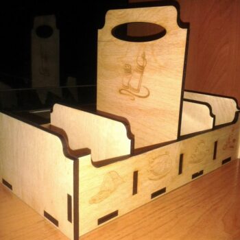 Intra απο ξύλο plywood 3mm-4mm πάχος - Κουτί μπαχαρικών Δίασταση 30x30 cm Intraeaxys-pok3dn37 - Image 4