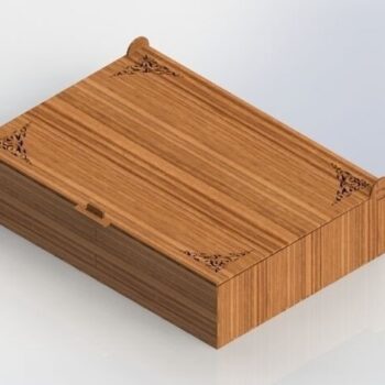 Intra απο ξύλο plywood 3mm-4mm πάχος - Κομψό ξύλινο κουτί κοσμημάτων Δίασταση 30x30 cm Intraeaxys-eoxlwnjo - Image 4