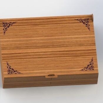 Intra απο ξύλο plywood 3mm-4mm πάχος - Κομψό ξύλινο κουτί κοσμημάτων Δίασταση 30x30 cm Intraeaxys-eoxlwnjo - Image 5