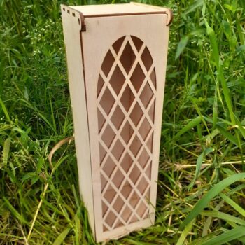 Intra απο ξύλο plywood 3mm-4mm πάχος - Ξύλινο κουτί δώρου κρασιού Δίασταση 30x30 cm Intraeaxys-d1lvk4zo - Image 1