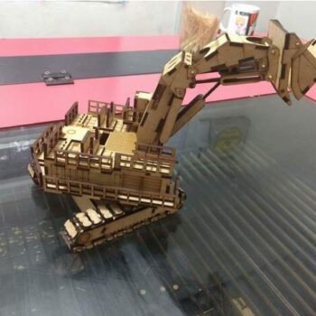 Intra απο ξύλο plywood 3mm-4mm πάχος - Πρότυπο τρισδιάστατου μοντέλου Hatachi Excavator Δίασταση 30x30 cm Intraeaxys-e1gkndyo - Image 1