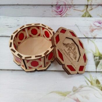 Intra απο ξύλο plywood 3mm-4mm πάχος - Διακοσμητικό κουτί με καπάκι Δίασταση 30x30 cm Intraeaxys-m1d6wrd7 - Image 1