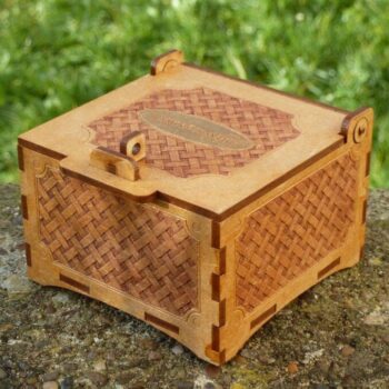 Intra απο ξύλο plywood 3mm-4mm πάχος - Ξύλινο ντεκόρ Κουτί δώρου Δίασταση 30x30 cm Intraeaxys-eoxl0mjo - Image 3